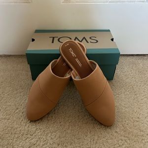 TOMS Jade Honey Leather Flats